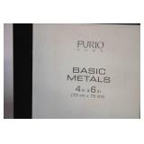 Set of 2 Picture Frames - Furio Basic Metals 4x6 and Checkered Design