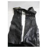 Vintage Leather Motorcycle Chaps by Sears