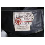 Vintage Leather Motorcycle Chaps by Sears