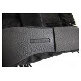 Minnetonka Black Suede Fringe Knee-High Boots