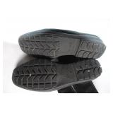 Pair of Black Suede Winter Boots - Size 38