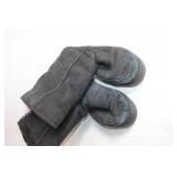Pair of UGG Australia Black Suede Winter Boots, Size Unknown