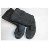 Pair of UGG Australia Black Suede Winter Boots, Size Unknown