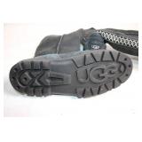 Pair of UGG Australia Black Suede Winter Boots, Size Unknown