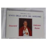Collection of Vatican City Souvenir Stamp Sheets and Postcard Set