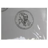 Collection of Vatican City Souvenir Stamp Sheets and Postcard Set