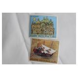 Collection of Vatican City Souvenir Stamp Sheets and Postcard Set
