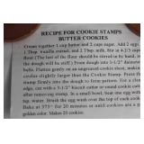Set of 4 Holiday Clay Cookie Stamps with Recipe