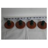 Set of 4 Holiday Clay Cookie Stamps with Recipe