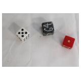 Complete Set of Carved Stone Chess Pieces with Dice and Markers