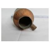 Vintage Assorted Collection with Statuette, Metal Jug, and Decorative Boxes