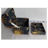 Vintage Assorted Collection with Statuette, Metal Jug, and Decorative Boxes