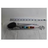 Vintage Assorted Collection with Statuette, Metal Jug, and Decorative Boxes