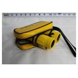 L.L. Bean Yellow Binoculars and Vintage Focal Opera Glass Set