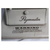 Vintage Paymaster Check Writer Machine with Handle