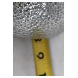 Set of 2 Silver Decorative Bowls with Handles