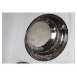 Set of 3 Vintage Silver-Plated Serving Dishes