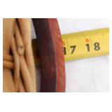 Handwoven Wicker Basket with Wooden Handles