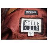 Pelle Cuir Leather Jacket with Thinsulate Insulation, Made in Korea