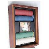 Complete 200-Piece Poker Set with Cards in Wooden Case