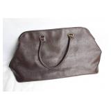 Large Brown Leather Travel Bag