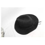 Set of 2 Black Wool Fedora Hats - Rip Curl and Treasure Box