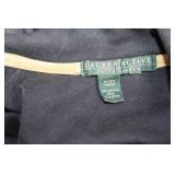 Ralph Lauren Black Track Jacket with Embroidered Logo