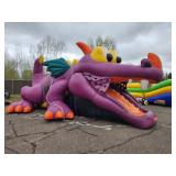 30 Ft Yellow Dragon Toddler Playland