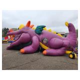 30 Ft Yellow Dragon Toddler Playland