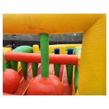 4 Piece Extreme U-Turn Obstacle Course w 20 ft slide - 35 X 40 X 20