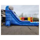 18 Ft Blue Marble Tidal Wave Water Slide