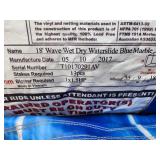 18 Ft Blue Marble Tidal Wave Water Slide