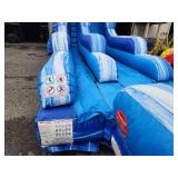 18 Ft Blue Marble Tidal Wave Water Slide