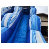 18 Ft Blue Marble Tidal Wave Water Slide