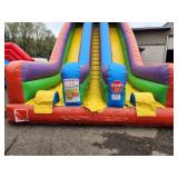 23 Ft Double Bay Dry Slide