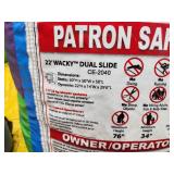 23 Ft Double Bay Dry Slide