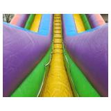 23 Ft Double Bay Dry Slide