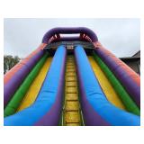 23 Ft Double Bay Dry Slide