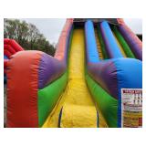 23 Ft Double Bay Dry Slide