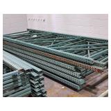 Lot of (11) Pallet Racking Uprights -  (8) 5