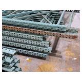 Lot of (11) Pallet Racking Uprights -  (8) 5