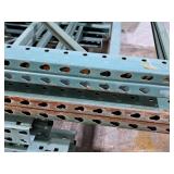 Lot of (11) Pallet Racking Uprights -  (8) 5
