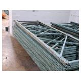 Lot of (12) Pallet Racking Uprights -  (11) 4