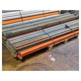 Lot of (16) 98" Pallet Racking Cross Beams
