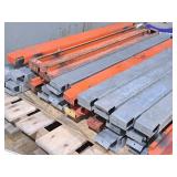 Lot of (40) 42" Pallet Racking Supports