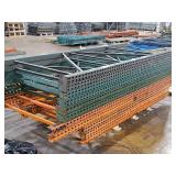Lot of (11) Pallet Racking Uprights - 48"128" (x3), 4