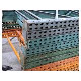 Lot of (11) Pallet Racking Uprights - 48"128" (x3), 4