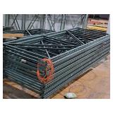 Lot of (13) Pallet Racking Uprights - 51-1/2"x12