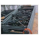 Lot of (13) Pallet Racking Uprights - 51-1/2"x12