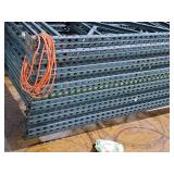 Lot of (13) Pallet Racking Uprights - 51-1/2"x12